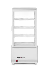 HENDI Refrigerated display cabinet, 78 l, Arktic, vit, 230V/170W, 406x452x(H)985mm