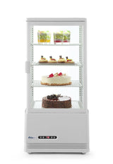 HENDI Refrigerated display cabinet, 78 l, Arktic, vit, 230V/170W, 406x452x(H)985mm
