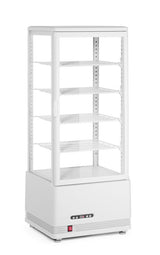 HENDI Refrigerated display cabinet, 98 l, Arktic, svart, 230V/210W, 397x444x(H)1100mm