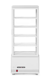 HENDI Refrigerated display cabinet, 98 l, Arktic, svart, 230V/210W, 397x444x(H)1100mm