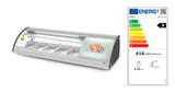 HENDI Sushi display 5x GN 1/3, Arktic, 230V/160W, 445x1307x(H)327mm
