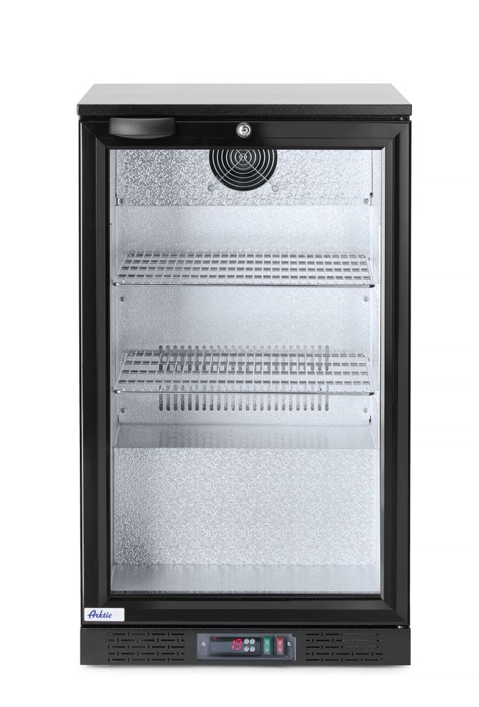 HENDI Back bar refrigerator single-door, Arktic, 86L, svart, 230V/120W, 500x530x(H)865mm