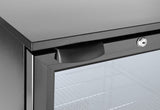 HENDI Back bar refrigerator single-door, Arktic, 86L, svart, 230V/120W, 500x530x(H)865mm