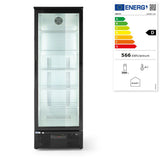 HENDI Back bar refrigerator single-door, Arktic, 300L, svart, 230V/195W, 528x600x(H)1820mm