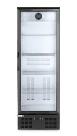 HENDI Back bar refrigerator single-door, Arktic, 300L, svart, 230V/195W, 528x600x(H)1820mm