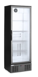 HENDI Back bar refrigerator single-door, Arktic, 300L, svart, 230V/195W, 528x600x(H)1820mm