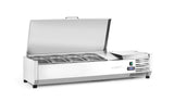 HENDI Refrigerated countertop server GN 1/3, Arktic, 4x GN1/3, GN 1/3, 24L, 230V/180W, 420x1205x(H)630mm