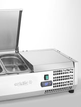 HENDI Refrigerated countertop server GN 1/3, Arktic, 4x GN1/3, GN 1/3, 24L, 230V/180W, 420x1205x(H)630mm