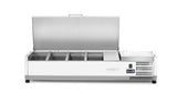 HENDI Refrigerated countertop server GN 1/3, Arktic, 4x GN1/3, GN 1/3, 24L, 230V/180W, 420x1205x(H)630mm