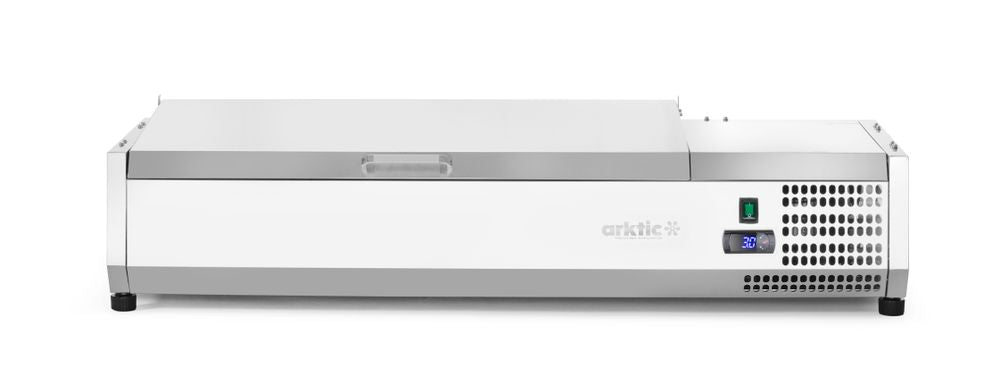 HENDI Refrigerated countertop server GN 1/3, Arktic, 4x GN1/3, GN 1/3, 24L, 230V/180W, 420x1205x(H)630mm
