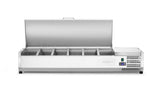 HENDI Refrigerated countertop server GN 1/3, Arktic, 4x GN1/3, GN 1/3, 24L, 230V/180W, 420x1205x(H)630mm