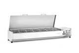 HENDI Refrigerated countertop server GN 1/3, Arktic, 4x GN1/3, GN 1/3, 24L, 230V/180W, 420x1205x(H)630mm