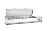 HENDI Refrigerated countertop server GN 1/3, Arktic, 4x GN1/3, GN 1/3, 24L, 230V/180W, 420x1205x(H)630mm