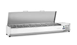 HENDI Refrigerated countertop server GN 1/3, Arktic, 4x GN1/3, GN 1/3, 24L, 230V/180W, 420x1205x(H)630mm