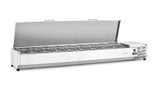 HENDI Refrigerated countertop server GN 1/3, Arktic, 4x GN1/3, GN 1/3, 24L, 230V/180W, 420x1205x(H)630mm