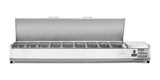 HENDI Refrigerated countertop server GN 1/3, Arktic, 4x GN1/3, GN 1/3, 24L, 230V/180W, 420x1205x(H)630mm
