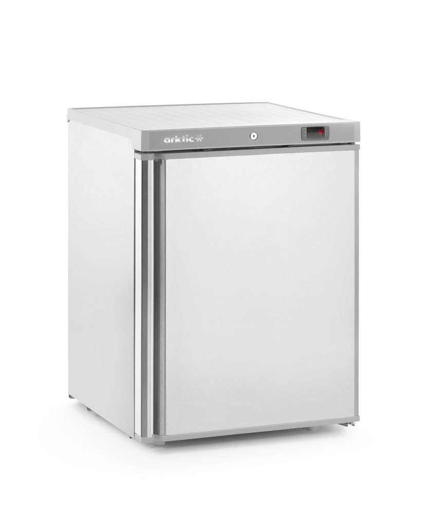 HENDI Budget Line cooling cabinet in a rostfritt stål casing, Arktic, Budget Line, 100L, 230V/110W, 637x600x(H)835mm