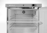 HENDI Budget Line cooling cabinet in a rostfritt stål casing, Arktic, Budget Line, 100L, 230V/110W, 637x600x(H)835mm