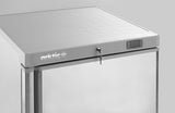 HENDI Budget Line freezing cabinet in a rostfritt stål casing, Arktic, Budget Line, 100L, 230V/130W, 637x600x(H)835mm