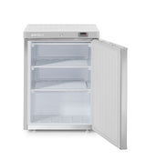 HENDI Budget Line freezing cabinet in a rostfritt stål casing, Arktic, Budget Line, 100L, 230V/130W, 637x600x(H)835mm