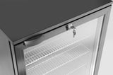 HENDI Back bar refrigerator single-door, Arktic, 105L, svart, 230V/120W, 600x530x(H)870mm