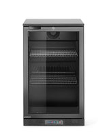HENDI Back bar refrigerator single-door, Arktic, 86L, svart, 230V/120W, 500x530x(H)870mm