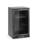 HENDI Back bar refrigerator single-door, Arktic, 86L, svart, 230V/120W, 500x530x(H)870mm