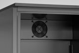 HENDI Back bar refrigerator single-door, Arktic, 243L, svart, 230V/195W, 530x600x(H)1820mm