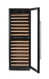 HENDI Wine cooler, 2-zone, 131 bottles, Arktic, svart, 697x595x(H)1756mm