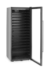HENDI Wine cooler, 1-zone, 224 bottles, Arktic, svart, 690x700x(H)1834mm