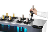 HENDI Countertop wine cooler, 2-zone Cellar, Arktic, svart, 230V/60W, 350x800x(H)293mm