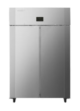 HENDI Refrigerator, Arktic, Profi Line PLUS, 4× GN 2/1 shelves, 430L, Silver, 230V/220W, 714x830x(H)1940mm