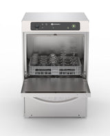 HENDI Dishwasher 35x35, electronic control, HENDI, Profi Line, Silver, 230V/2970W, 423x466x(H)639mm