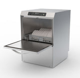 HENDI Dishwasher 40x40, electronic control, HENDI, Profi Line, Silver, 230V/2970W, 473x513x(H)689mm