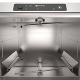 HENDI Dishwasher 40x40, electronic control, HENDI, Profi Line, Silver, 230V/2970W, 473x513x(H)689mm