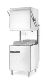 HENDI Pass-through dishwasher, electronic control, HENDI, Profi Line, Silver, 400V/6520W, 655x785x(H)1500mm