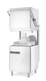HENDI Pass-through dishwasher, electronic control, HENDI, Profi Line, Silver, 400V/6520W, 655x785x(H)1500mm