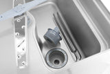 HENDI Pass-through dishwasher, electronic control, HENDI, Profi Line, Silver, 400V/6520W, 655x785x(H)1500mm