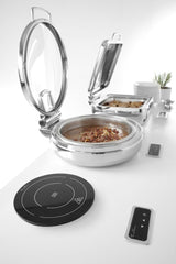 HENDI Induction hot tallrik, HENDI, svart, 230V/800W, ⌀245x(H)80mm