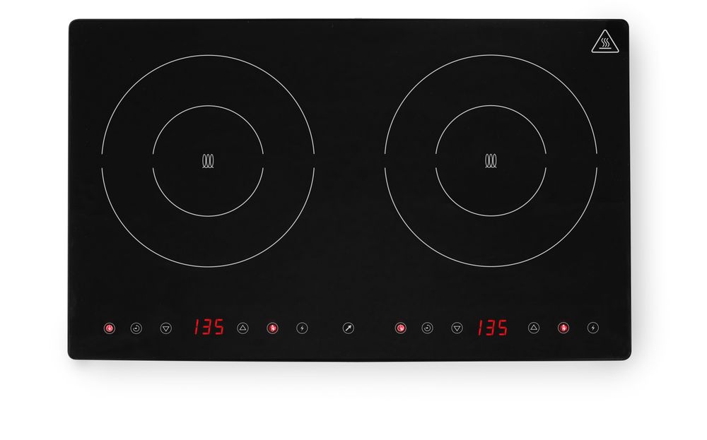 HENDI dubbel induktionshäll, HENDI, Kitchen Line, 230V/3500W, 608x405x(H)54mm