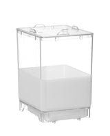 HENDI Milk behållare med lock, HENDI, 4,5L, Transparent, 150x173x(H)237mm, rektangulär