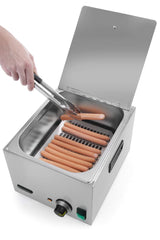 HENDI Sausage warmer, HENDI, Kitchen Line, 6,6L, 230V/1000W, 287x386x(H)258mm
