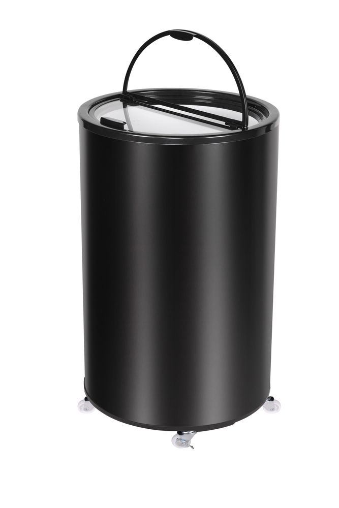 HENDI Party freezer, Arktic, 41L, svart, 230V/140W, xx(H)835mm