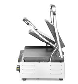 HENDI Contact grill - dubbel version, HENDI, ribbed top and smooth bottom, 230V/3600W, 570x375x(H)216mm