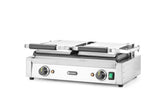 HENDI Contact grill - dubbel version, HENDI, half smooth, half ribbed, 230V/3600W, 570x375x(H)216mm