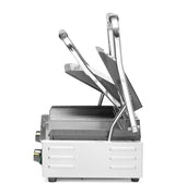 HENDI Contact grill - dubbel version, HENDI, half smooth, half ribbed, 230V/3600W, 570x375x(H)216mm