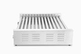 HENDI Sausage rolling grill XL - 2 zones, HENDI, 14 rollers, Silver, 230V/2000W, 732x590x(H)168mm, rektangulär
