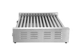 HENDI Sausage rolling grill XL - 2 zones, HENDI, 14 rollers, Silver, 230V/2000W, 732x590x(H)168mm, rektangulär