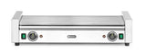 HENDI Sausage rolling grill XL - 2 zones, HENDI, 14 rollers, Silver, 230V/2000W, 732x590x(H)168mm, rektangulär