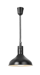 HENDI Rise and fall heat lamp, bell-shaped, HENDI, Silver, 230V/250W, ⌀295x(H)207mm